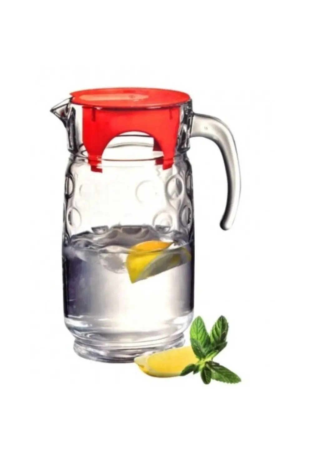 43674 Space Kırmızı Kapaklı Sürahi 1650 cc