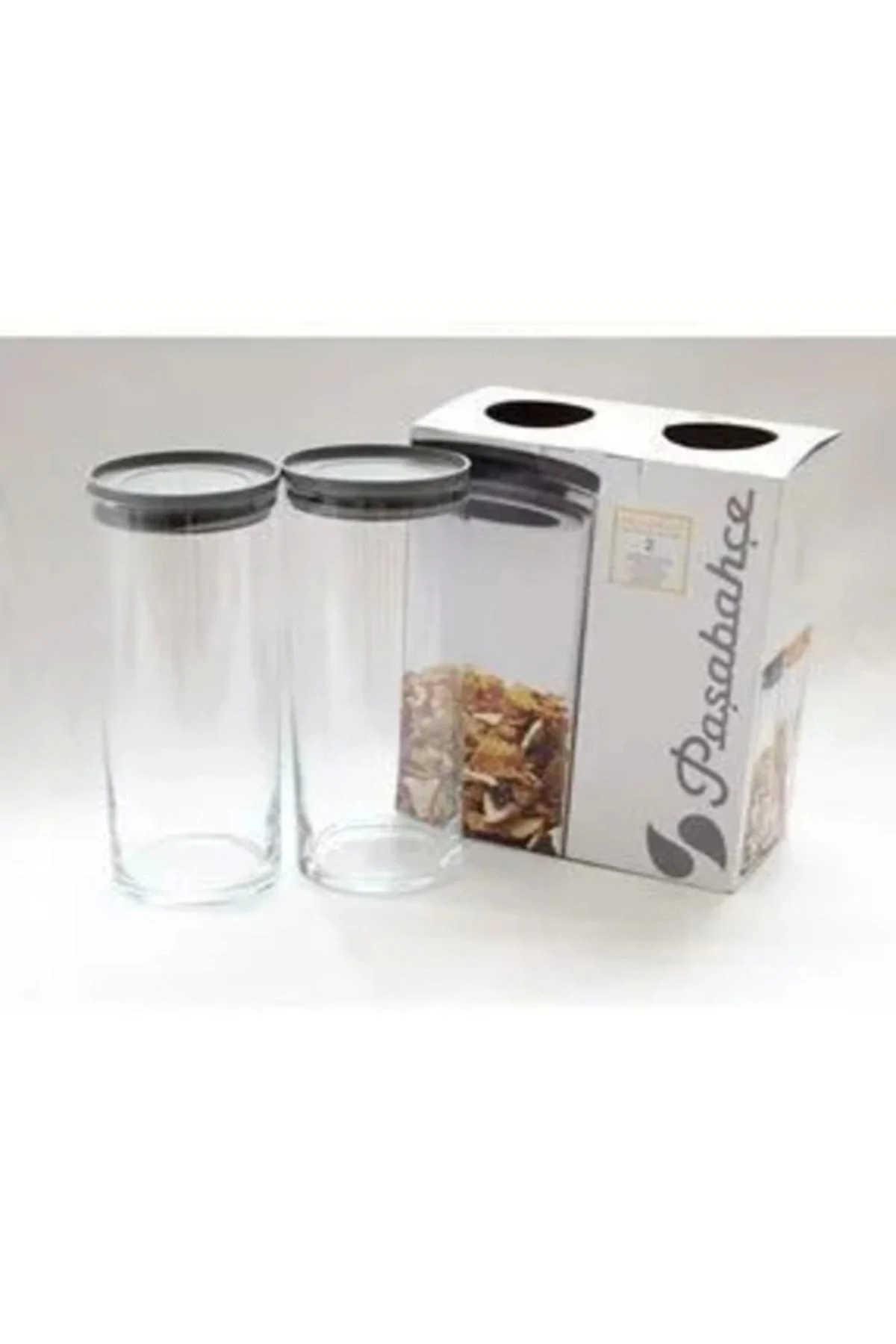 43756 Vacuum Glass Jar - 2 Adet Breakfast Club Gri Kapaklı Kavanoz 1230 Cc Orjin. Kutulu Fiyatı, Yorumları ve Özellikleri
