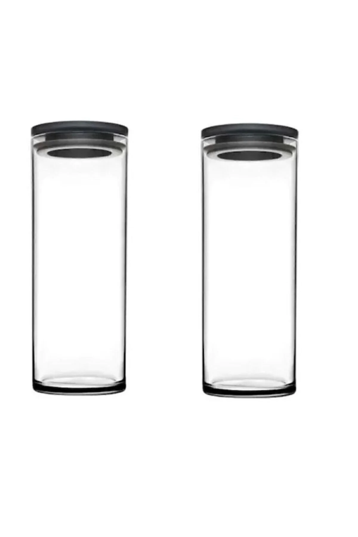 43756 Vacuum Glass Jar - 2 Adet Breakfast Club Gri Kapaklı Kavanoz 1230 Cc Orjin. Kutulu Fiyatı, Yorumları ve Özellikleri