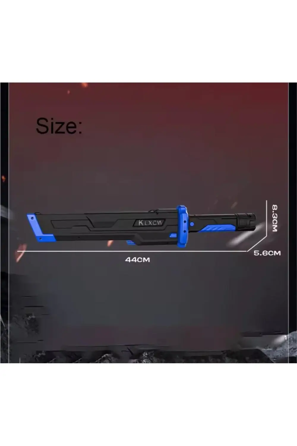 44 Cm Kıvılcım Çıkartan Özel Efektli Şarjlı Işın Kılıcı Sword Daz