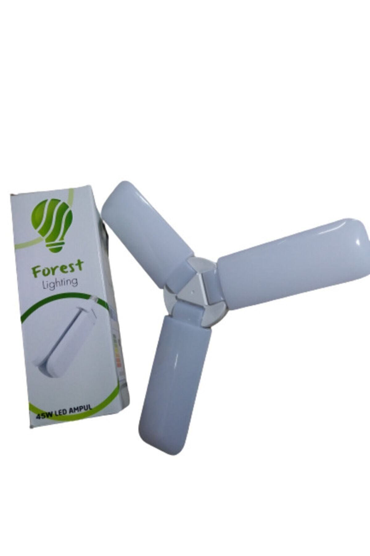 44 W Pervane Led Ampül 3 Kollu 45w Ayarlanabilir