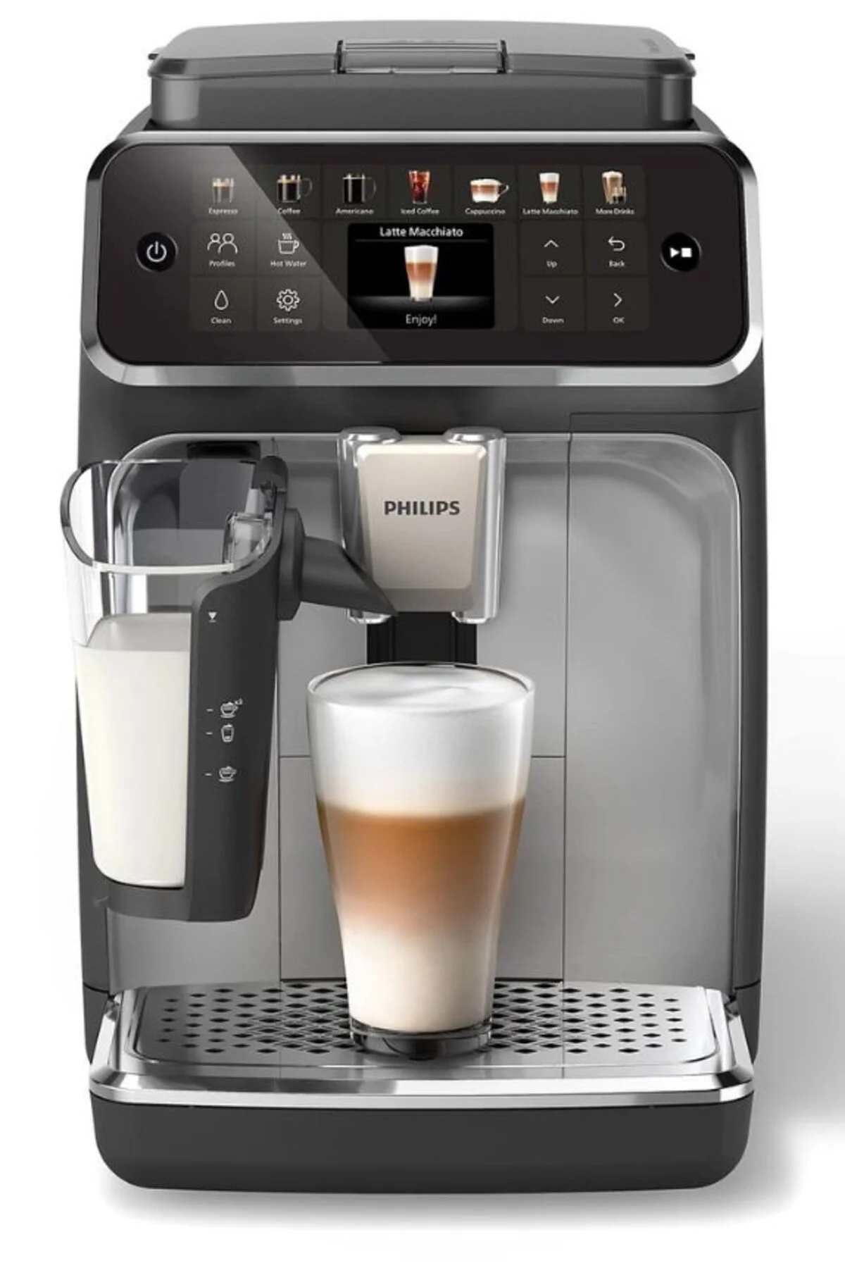 4400 Serisi LatteGo Tam Otomatik Espresso Makinesi, 12 Sıcak ve Soğuk İçecek, QuickStart, EP4446/70