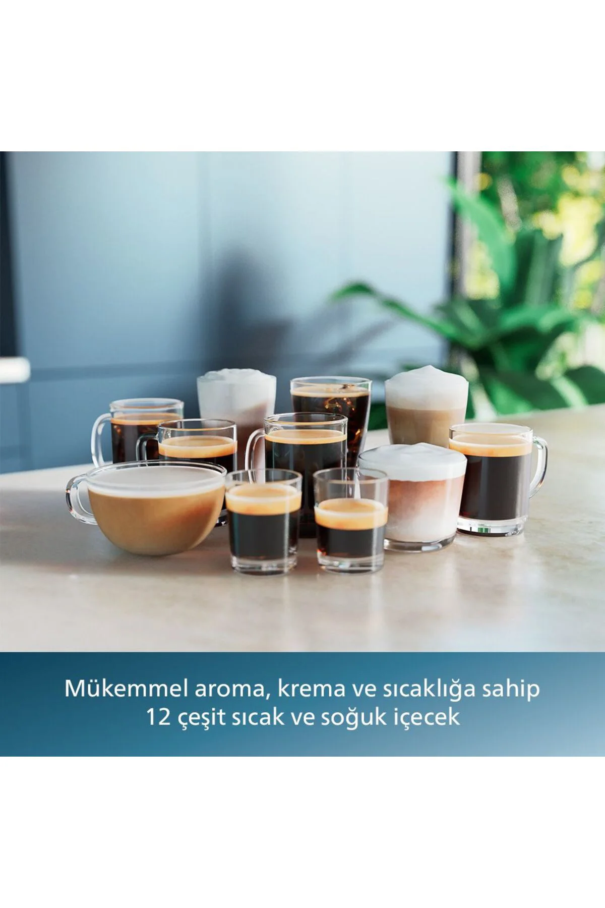 4400 Serisi LatteGo Tam Otomatik Espresso Makinesi, 12 Sıcak ve Soğuk İçecek, QuickStart, EP4446/70