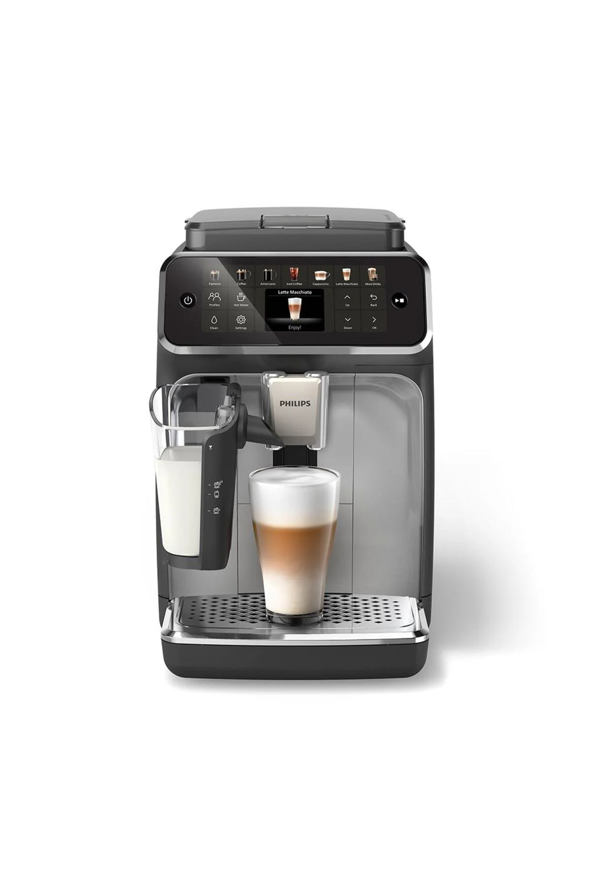 4400 Serisi LatteGo Tam Otomatik Espresso Makinesi, 12 Sıcak ve Soğuk İçecek, QuickStart, EP4446/70