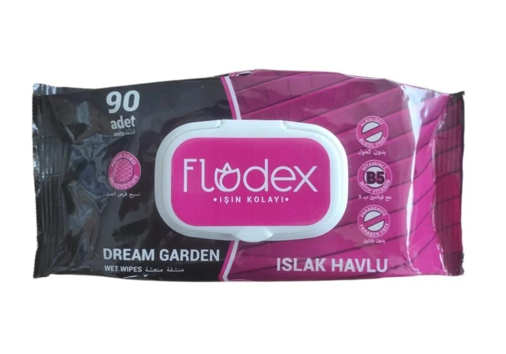 440018   Flodex Dream Garden Islak Mendil 90lı - Kapaklı