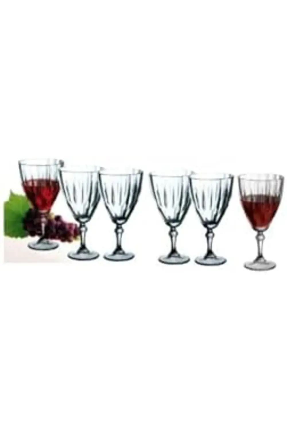 44767 Sade 6'lı Kadeh 245 Cc 395519