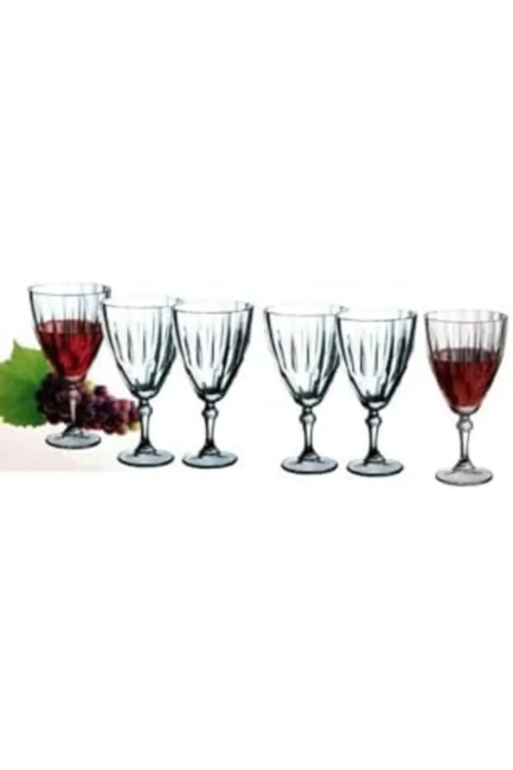 44777 Dıamond Ayaklı Bardak 6'Lı 300Cc 395519