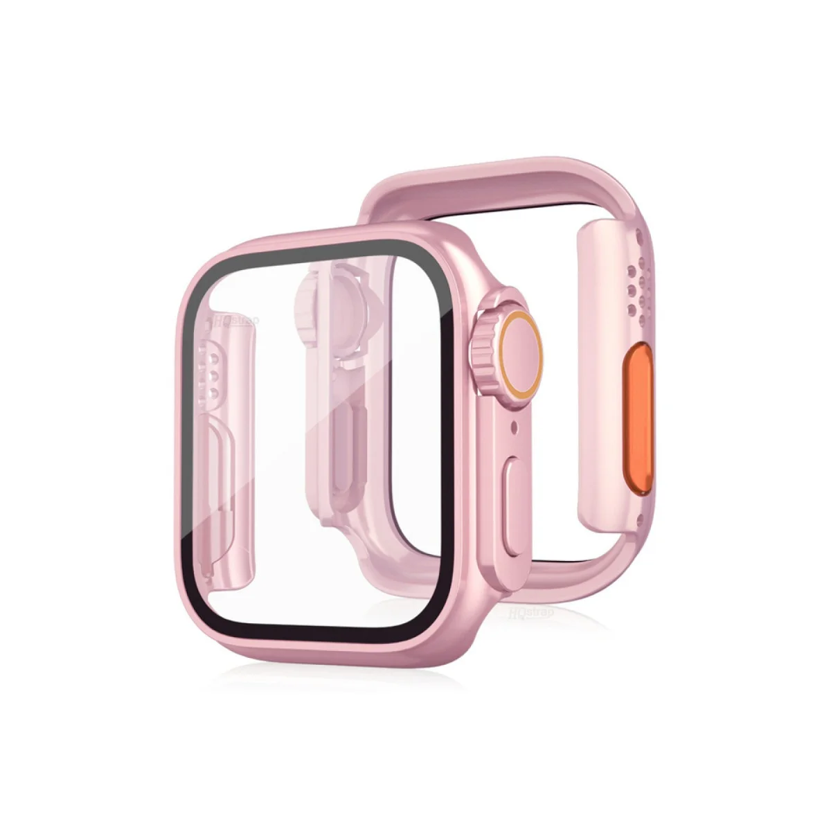 44mm 49mm Kasa Dönüştürücü ve Ekran Koruyucu - Şık Rose Gold Kasa Kaplaması