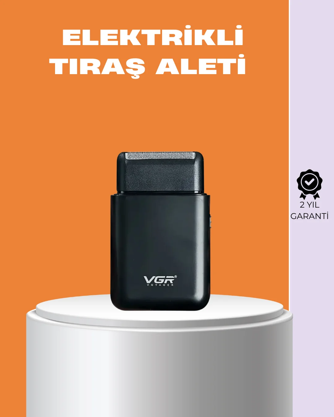 45 Dakika Çalışma Süreli Şarjlı Tıraş Makinesi | ABS Gövdeli