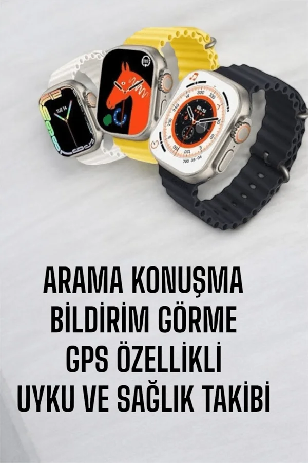 45 MM Gri Kasa Ultra Akıllı Saat Sesli Görüşme, Sağlık Takibi, Suya Dayanıklı 45 MM Gri Kasa Ultra Akıllı Saat Sesli Görüşme, Sağlık Takibi, Suya Dayanıklı
