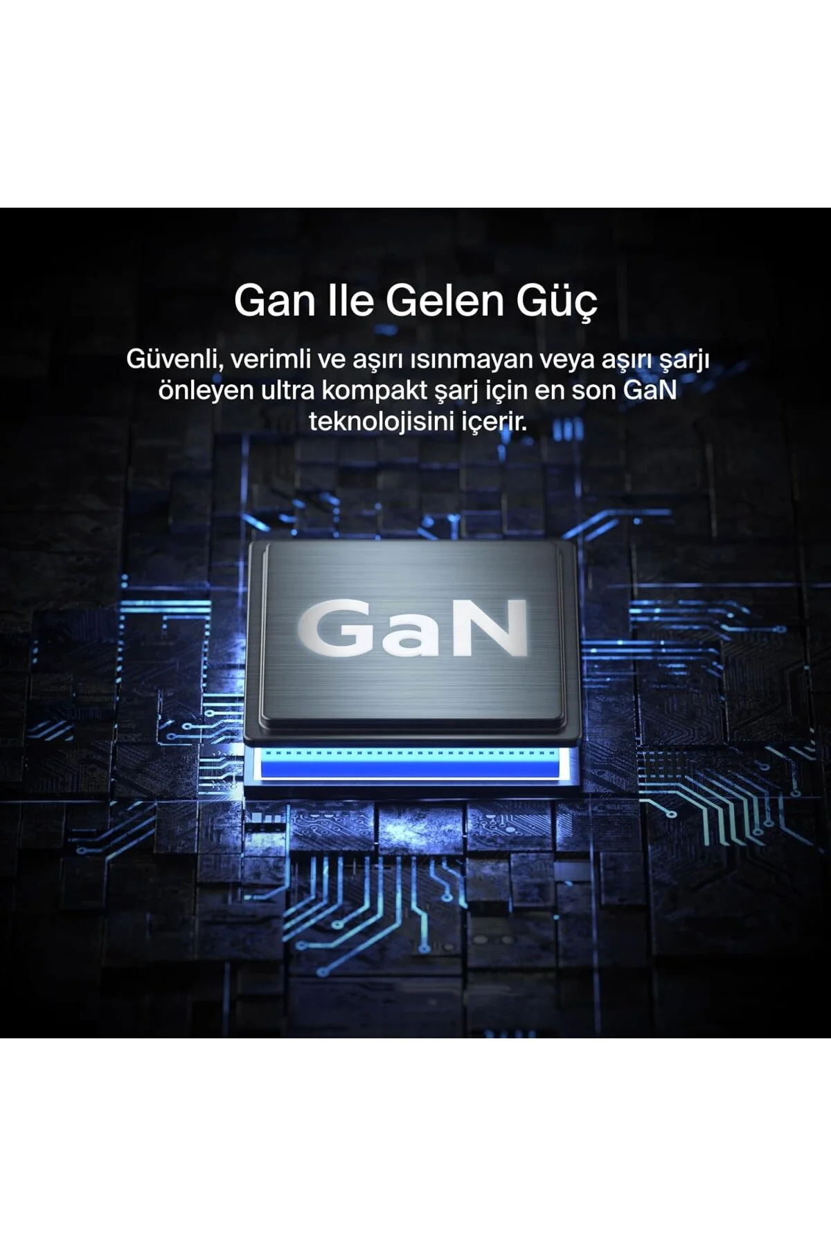 45 W USB-C şarj cihazı, 2 bağlantı noktalı, Power Delivery 3.0 ve GaN teknolojisi ile