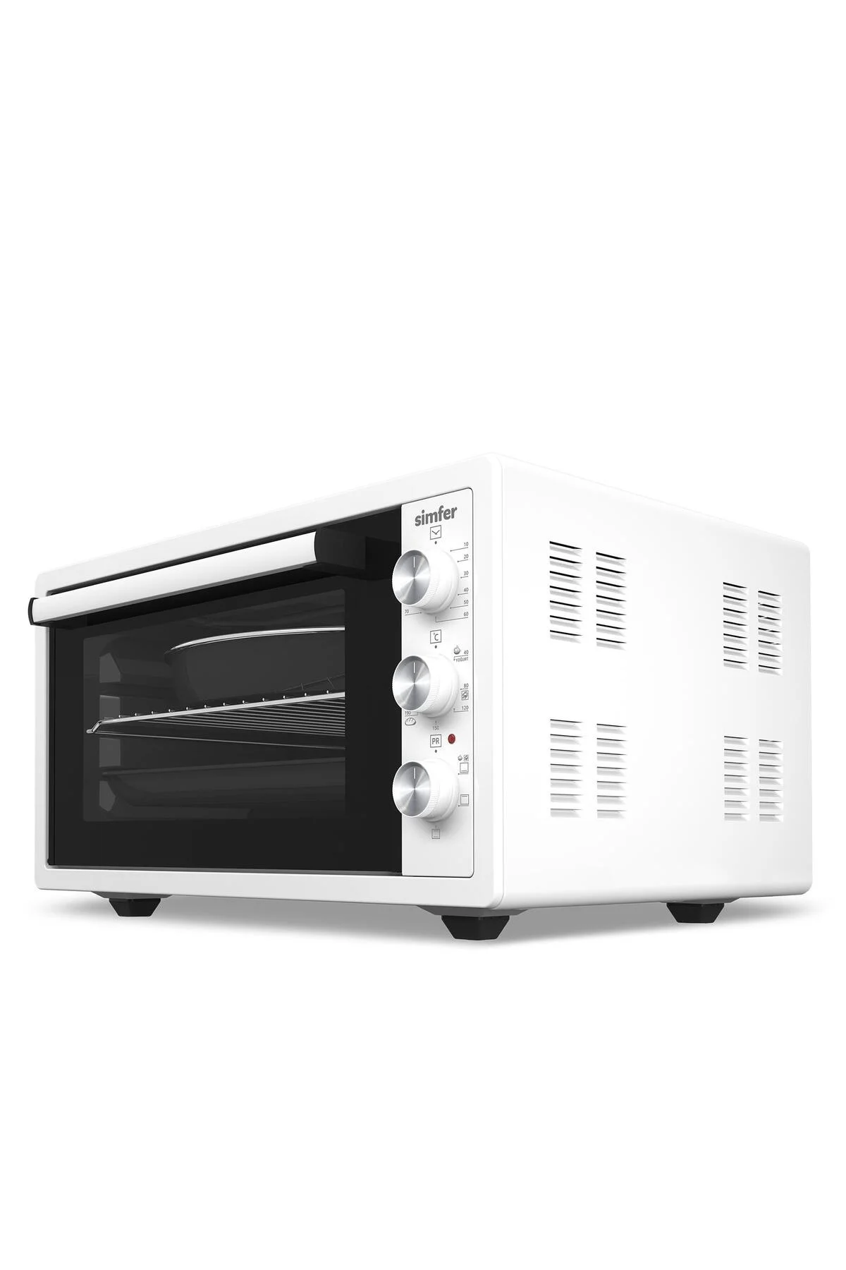 4552 Beyaz 45 LT Turbo Fan Mini / Midi Fırın - 6 Fonksiyon,Yoğurt Yapma, Buz Çözme & İç Aydınlatma