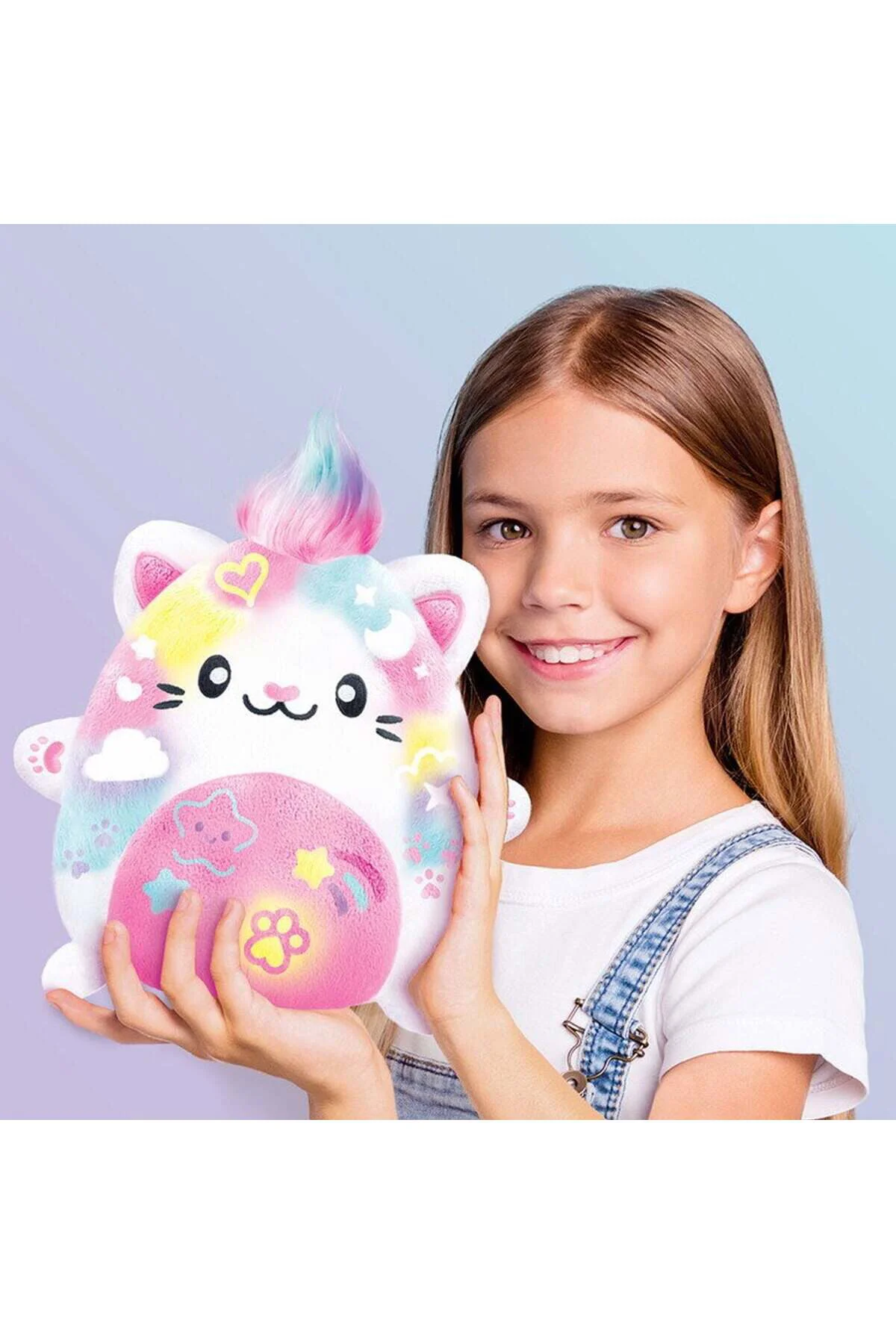 45574 SUN-CNL-HOBİ SET AIRBRUSH PELUŞ KAWAII KITTY