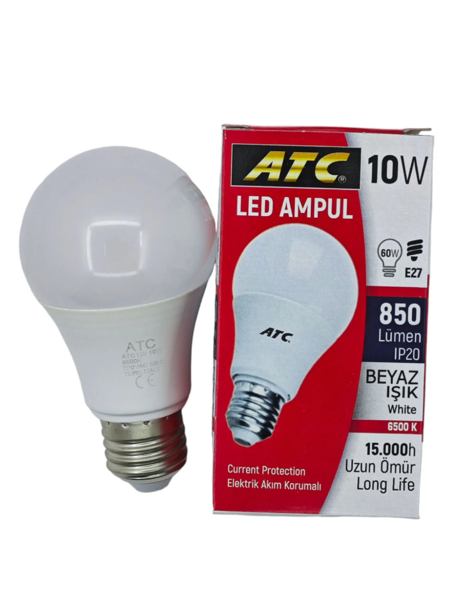 4569   E27-10W Atc Ip20 Led Ampul - Beyaz