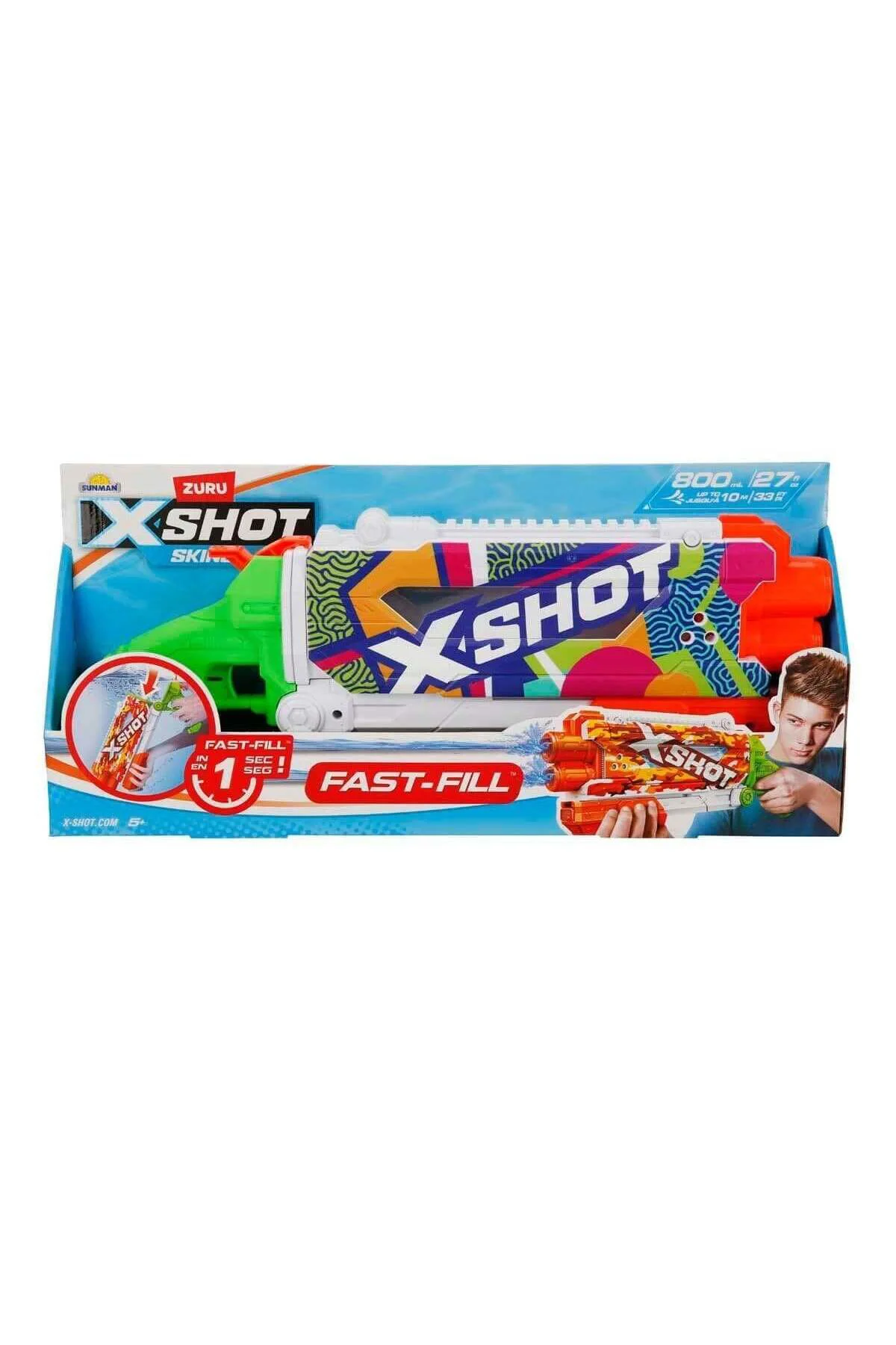 4584 X-Shot Skins Pump Action Fast Fill Su Tabancası 49,5 Cm