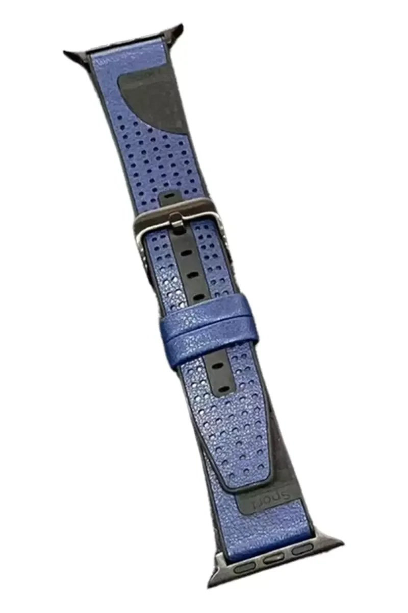 45mm Buff Deri Kordon - Lacivert | Zamansız Şıklıkta Premium Saat Kayışı