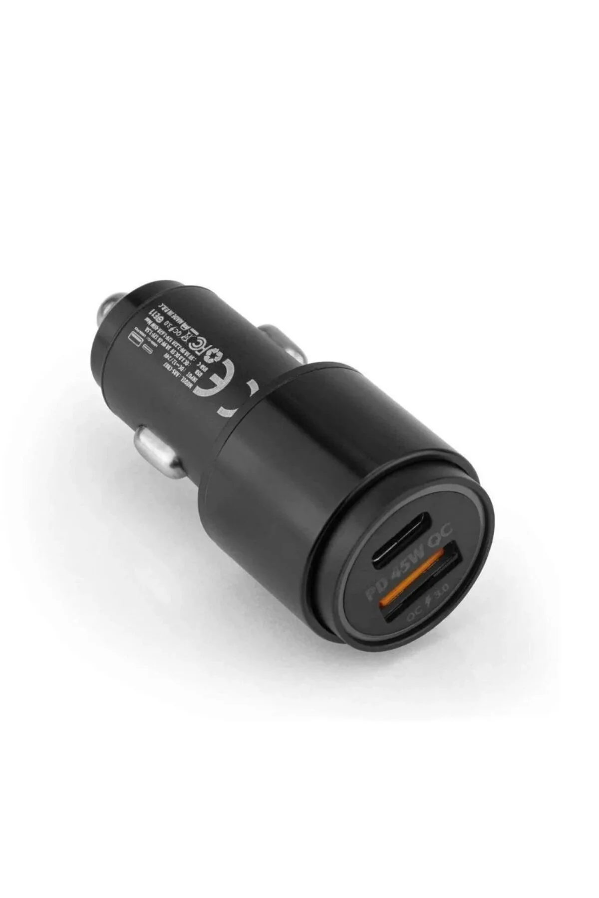 45w Pd Usb Oto Şarj Kafa Hızlı Şarj Çakmaklık Adaptörü, Usb-c Ve 