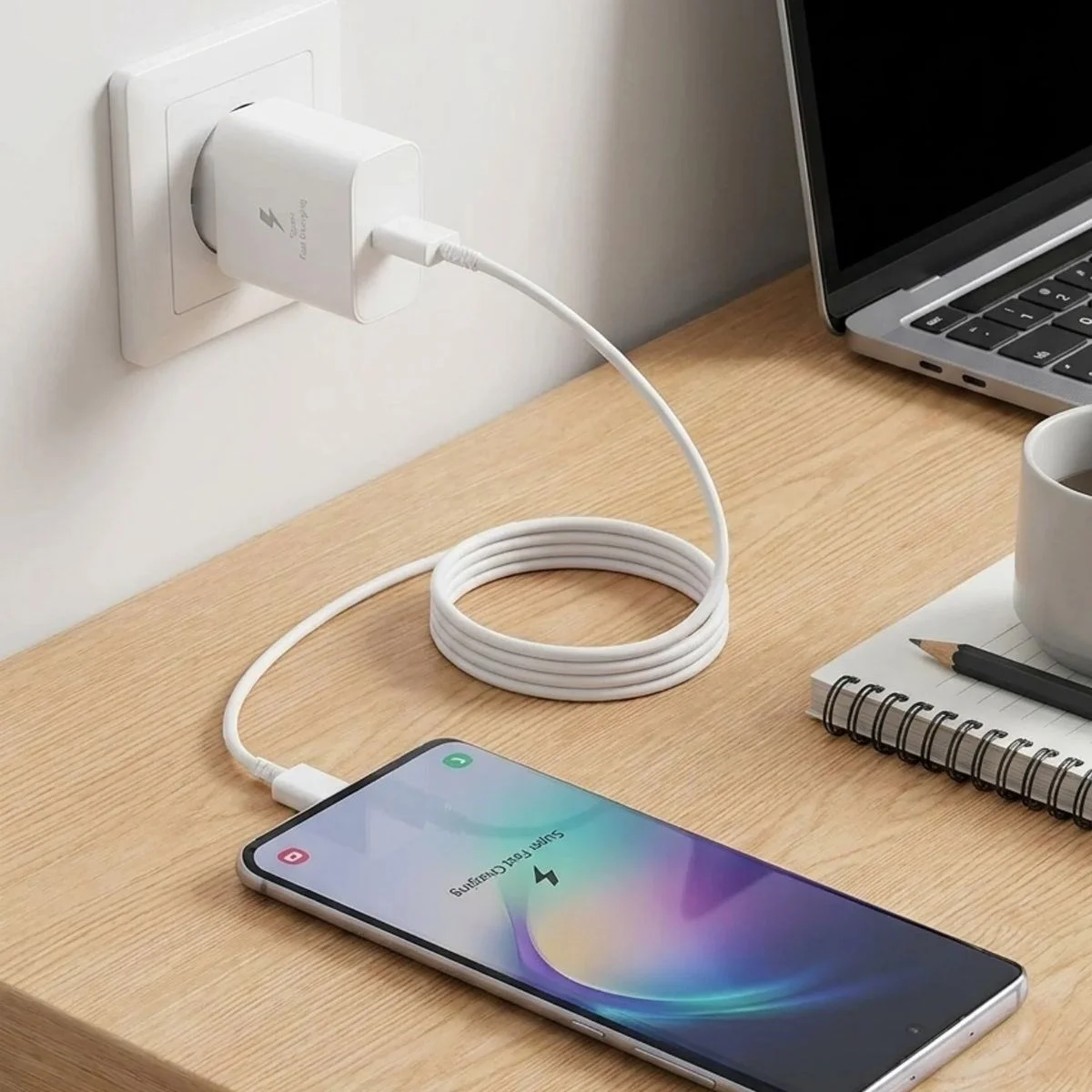 45w Süper Hızlı Şarj Adaptörü Usb-c Pd 3.0 Pps Fast Charger + 5a Type-c To Type-c Kablo Bx40 Fiyatı, Yorumları ve Özellikleri