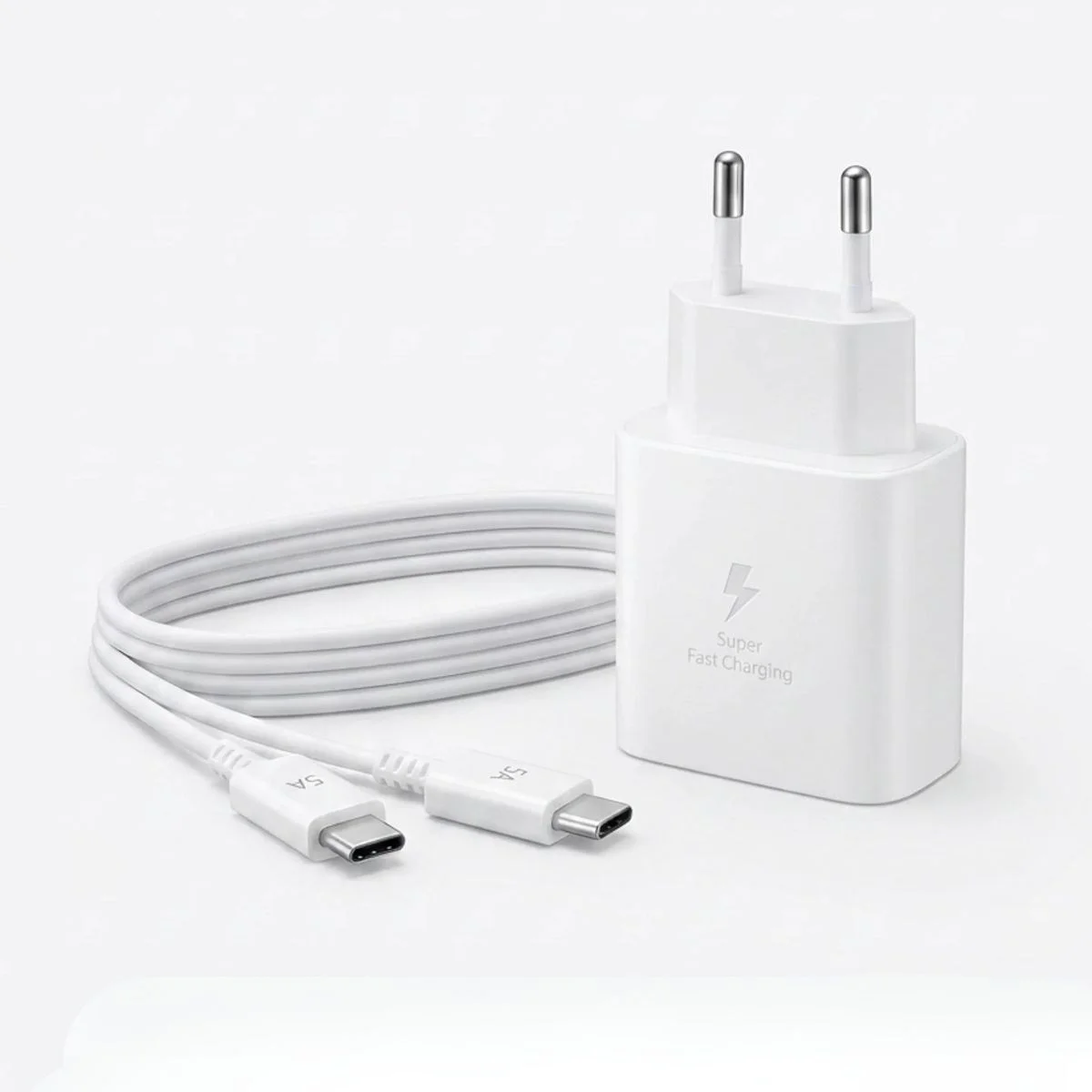 45W Süper Hızlı Şarj Adaptörü USB-C PD 3.0 PPS Fast Charger + 5A Type-C to Type-C Kablo 45W Süper Hızlı Şarj Adaptörü USB-C PD 3.0 PPS Fast Charger + 5A Type-C to Type-C Kablo Fiyatı, Yorumları ve Özellikleri