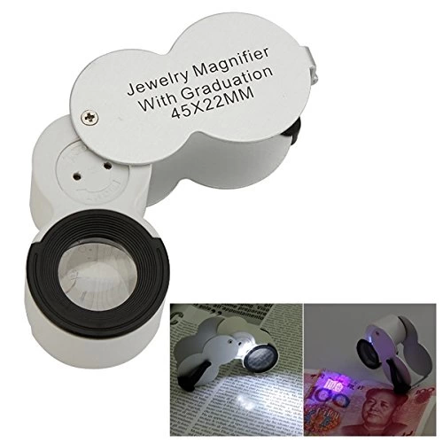 45x22 Ledli Para Algılama Ve Mezuniyet Takı Değerleme Büyüteç 45x22 Ledli Para Algılama Ve Mezuniyet Takı Değerleme Büyüteç