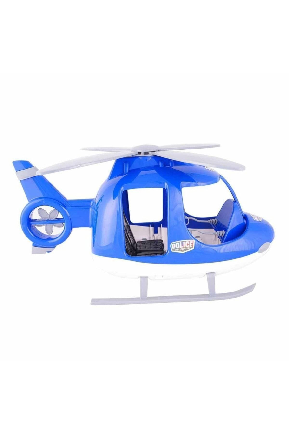Oyuncak Store 46 Cm Büyük Mavi Polis Helikopteri
