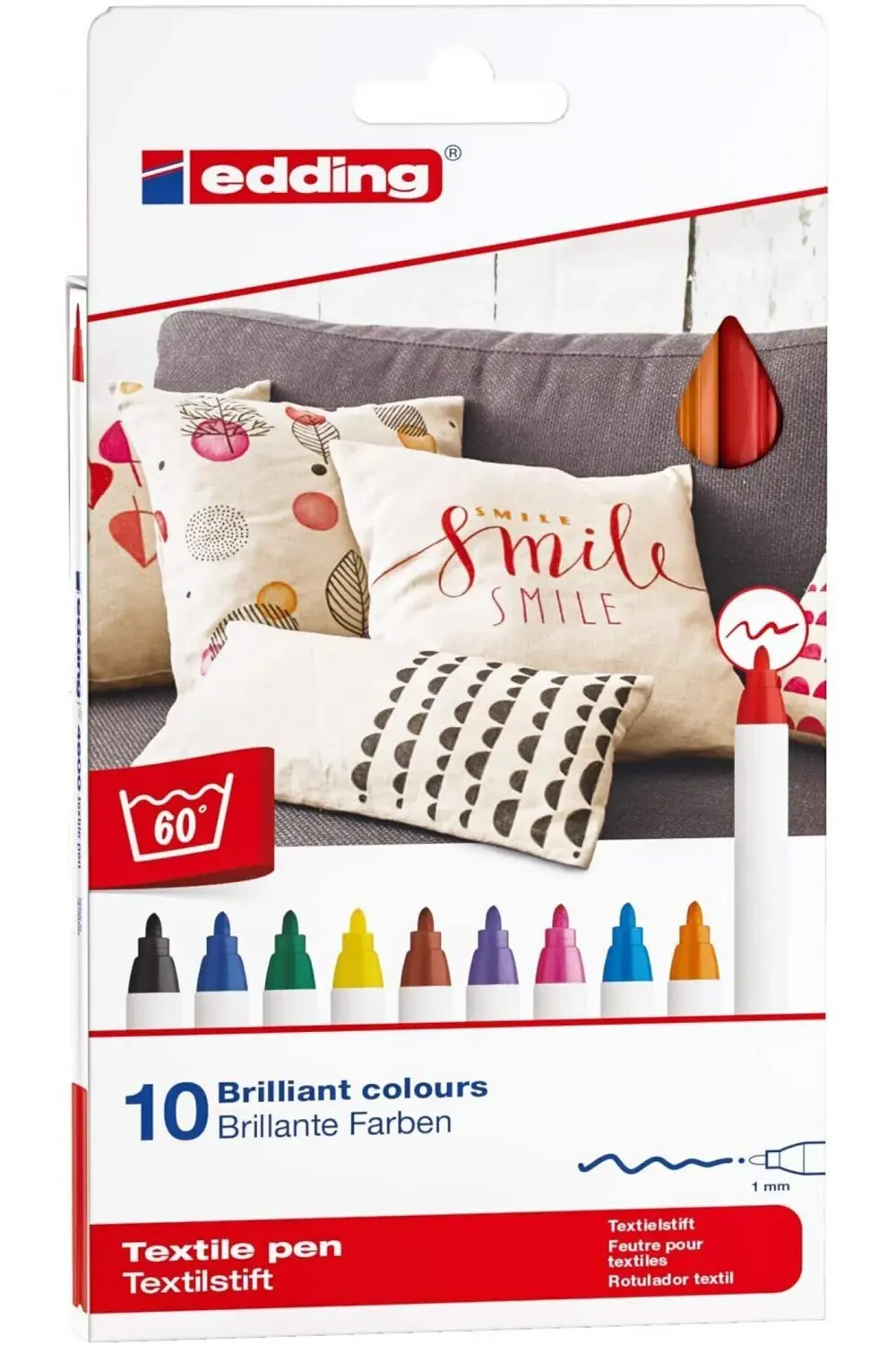 4600 10'lu Kumaş Kalemi Set - Basic