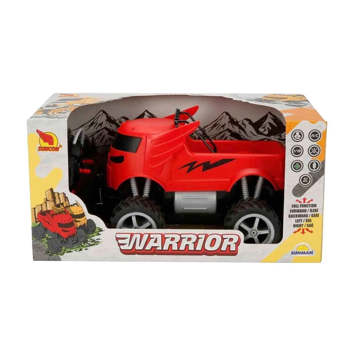 4677 1:18 Suncon Warrior USB Şarjlı Uzaktan Kumandalı Araba 28 cm 4677 1:18 Suncon Warrior USB Şarjlı Uzaktan Kumandalı Araba 28 cm