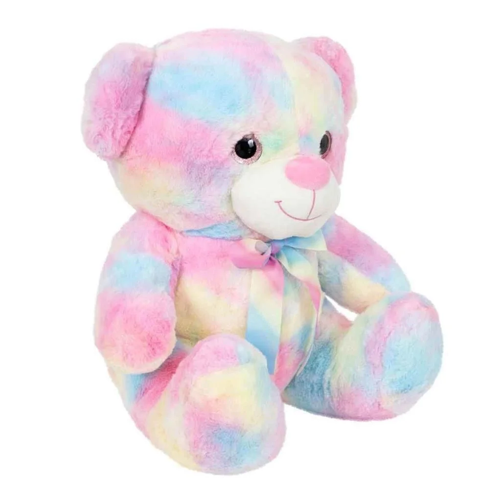 4771 Gökkuşağı Renkli Peluş Ayı 45 cm - Fiyatı, Yorumları ve Özellikleri