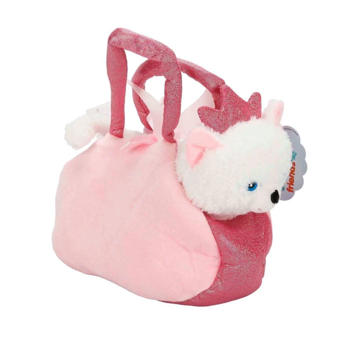4775 Peluş Kedi Köpek Taşıma Çantalı 20 cm - Stokta Olan Model ve
