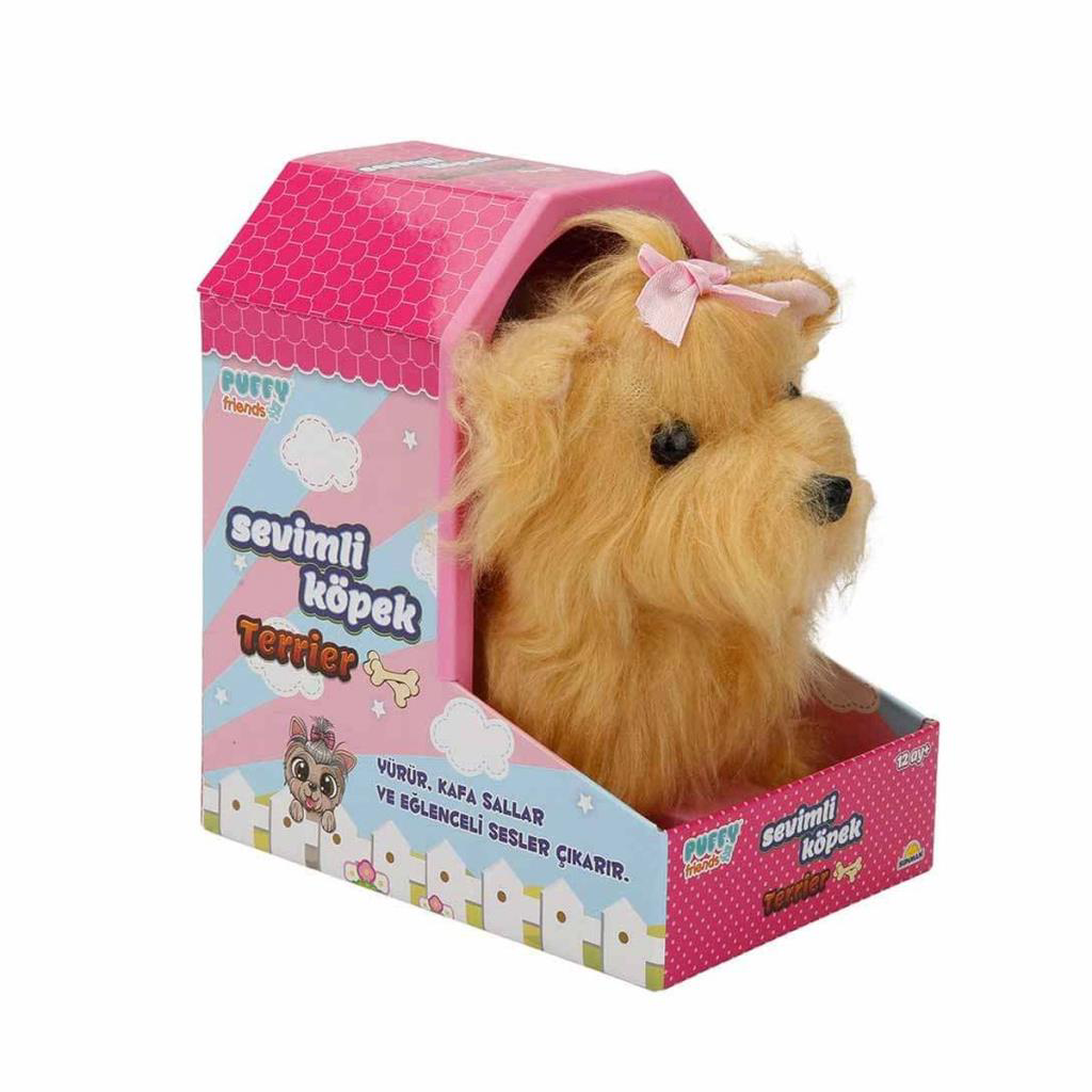 47908 Hareketli Sesli Sevimli Köpek Terrier -