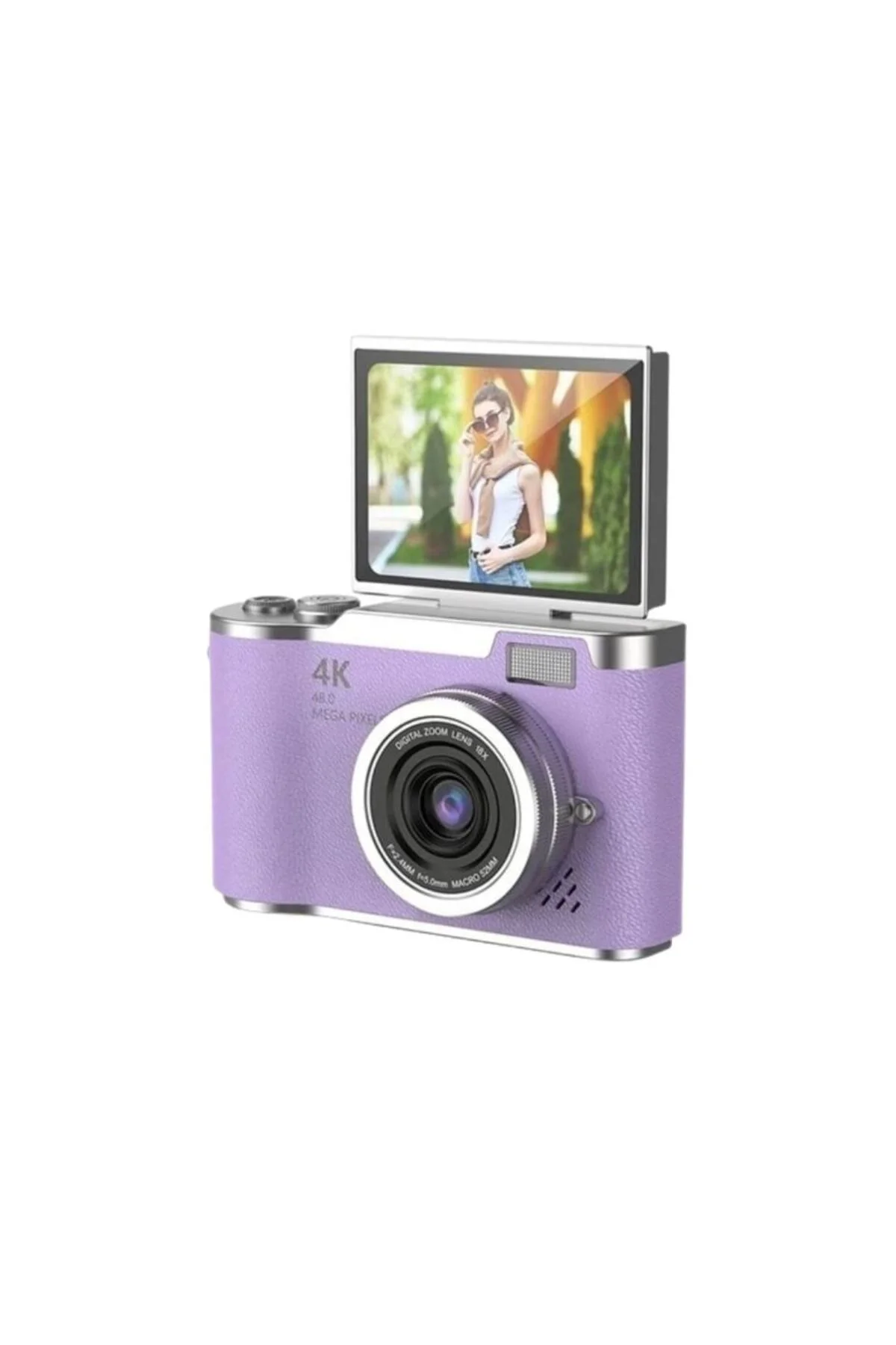 48 Mp Dijital Fotoğraf Makinesi 4k Video Flip Ekranlı Kompakt
