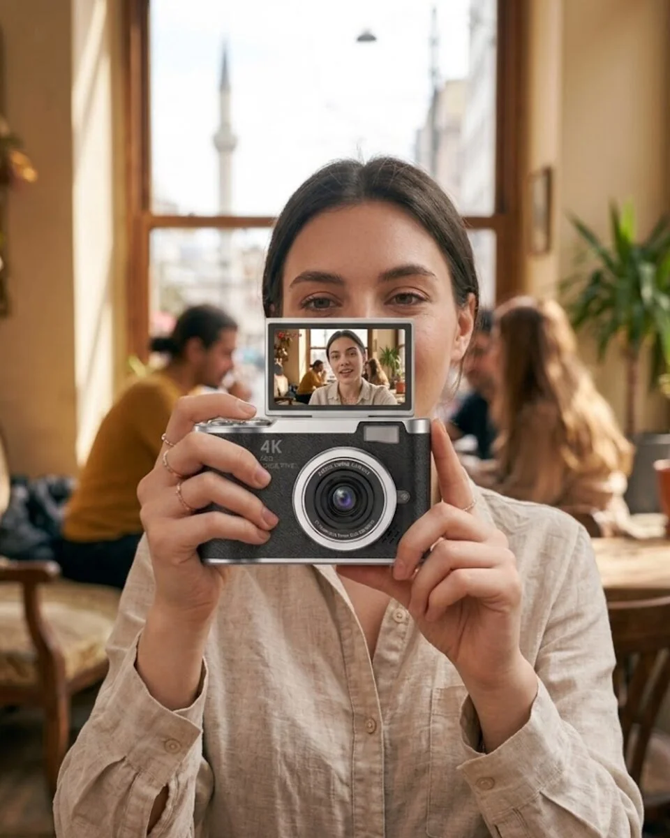 48 MP Dijital Kamera 4K Video ve 8X Zoom ile Kendi Stüdyonu Kur