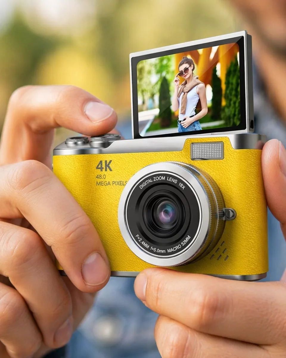 48 MP Kamera - 4K Video Çekim & Selfie Vlog Makinesi
