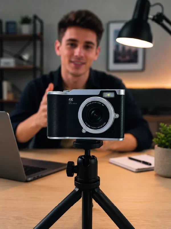 48 MP Kompakt Dijital Kamera 4K Video Çekim