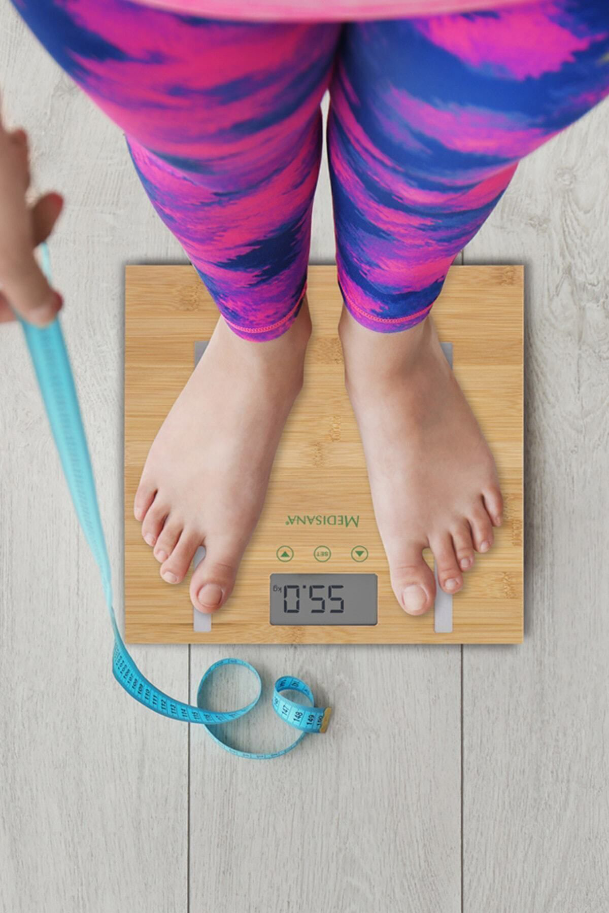 Medisana 48458 Vücut Analiz Fonksiyonlu Bambo Baskül