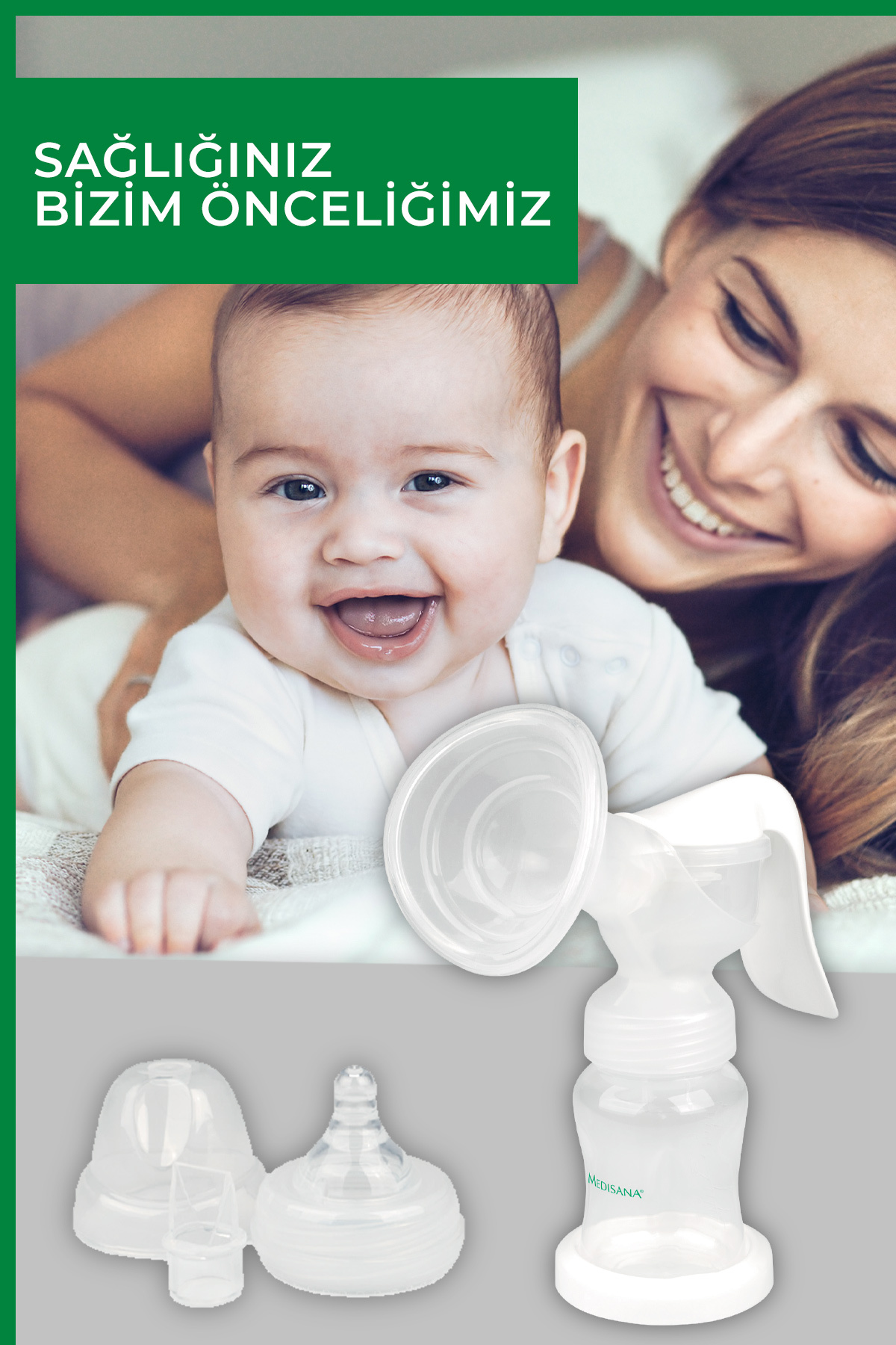 48810 Bpa Free Manual Süt Göğüs Pompası