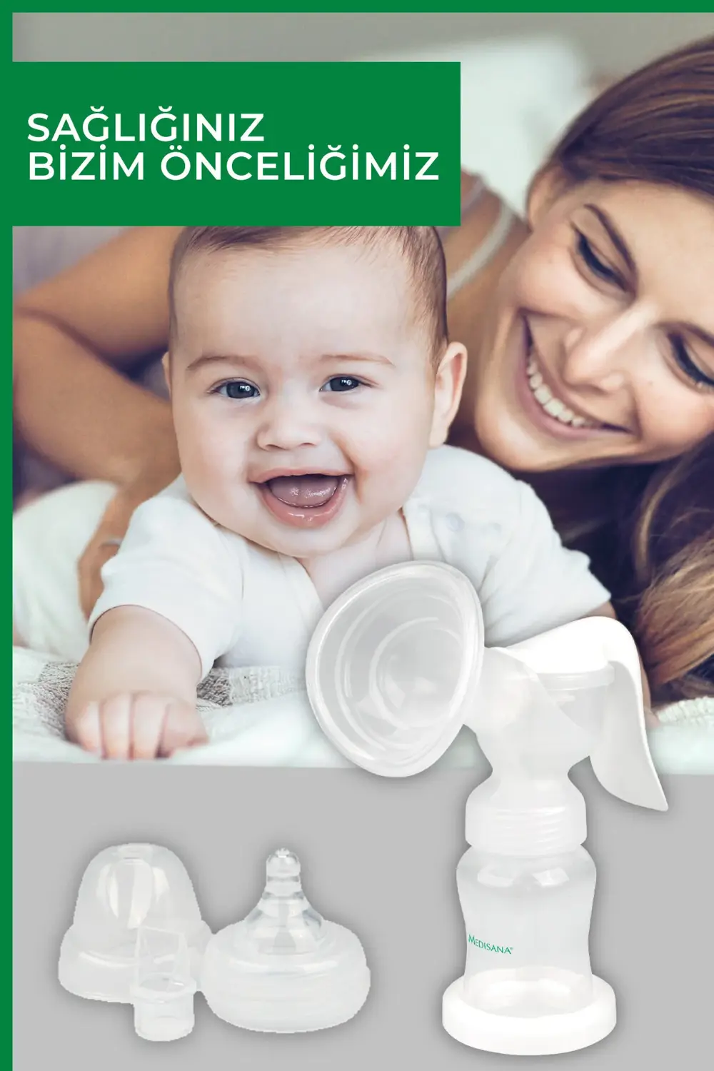 48810 Bpa Free Manual Süt Göğüs Pompası