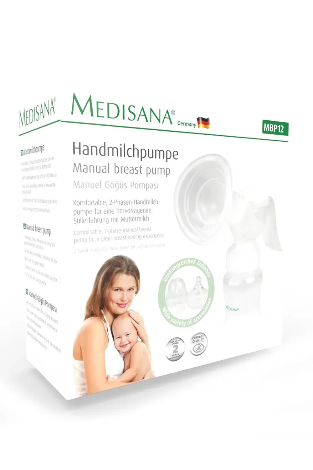 48810 Bpa Free Manual Süt Göğüs Pompası