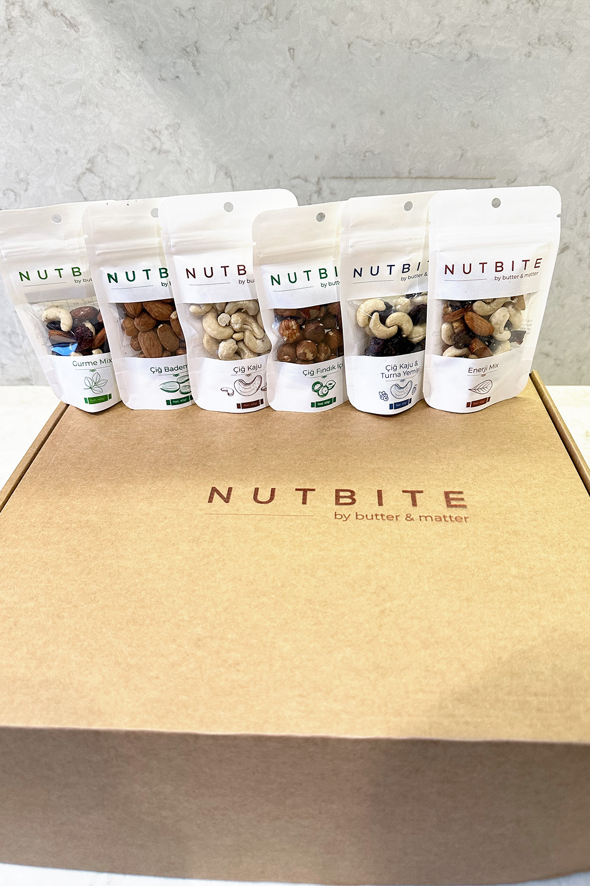 48'li Cep Boy Çiğ Karışık Paket - 48 x 40gr Cep Boy - Doğal Sağlı