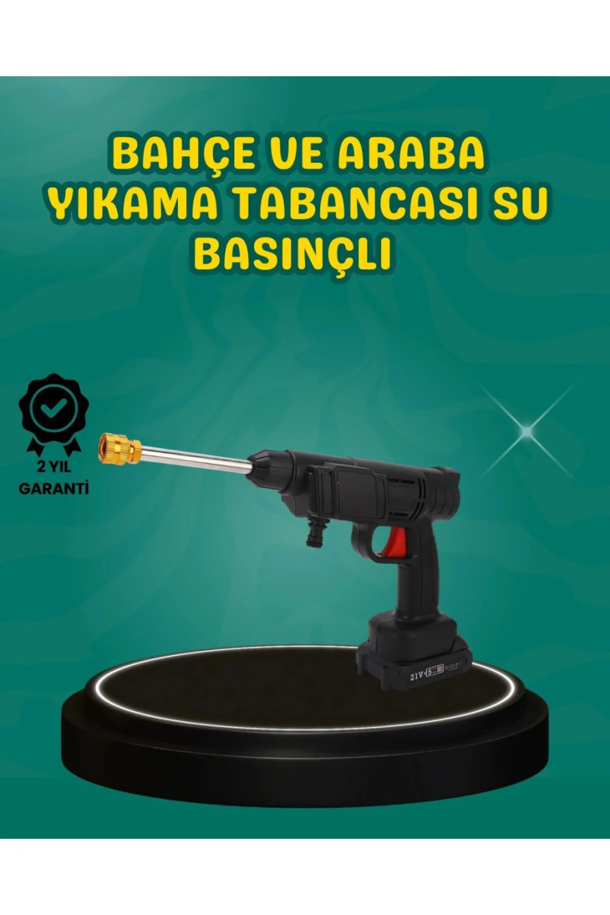 48v Şarjlı Basınçlı Yıkama Cihazı Köpük Hazneli 2025 Orijinal Model