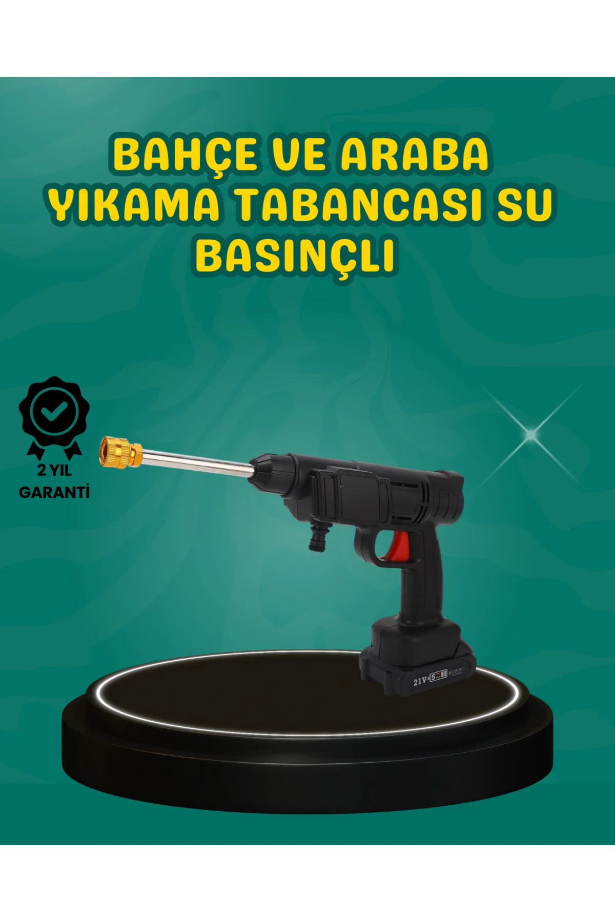 48V Şarjlı Basınçlı Yıkama Cihazı Köpük Hazneli 2025 Orijinal Model