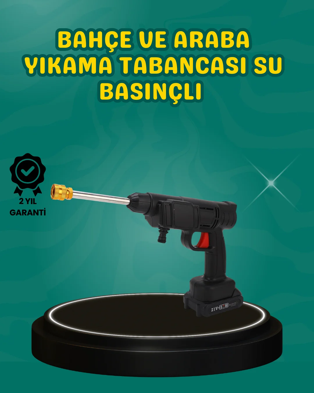 48V Şarjlı Basınçlı Yıkama Cihazı Köpük Hazneli 2025 Orijinal Mod
