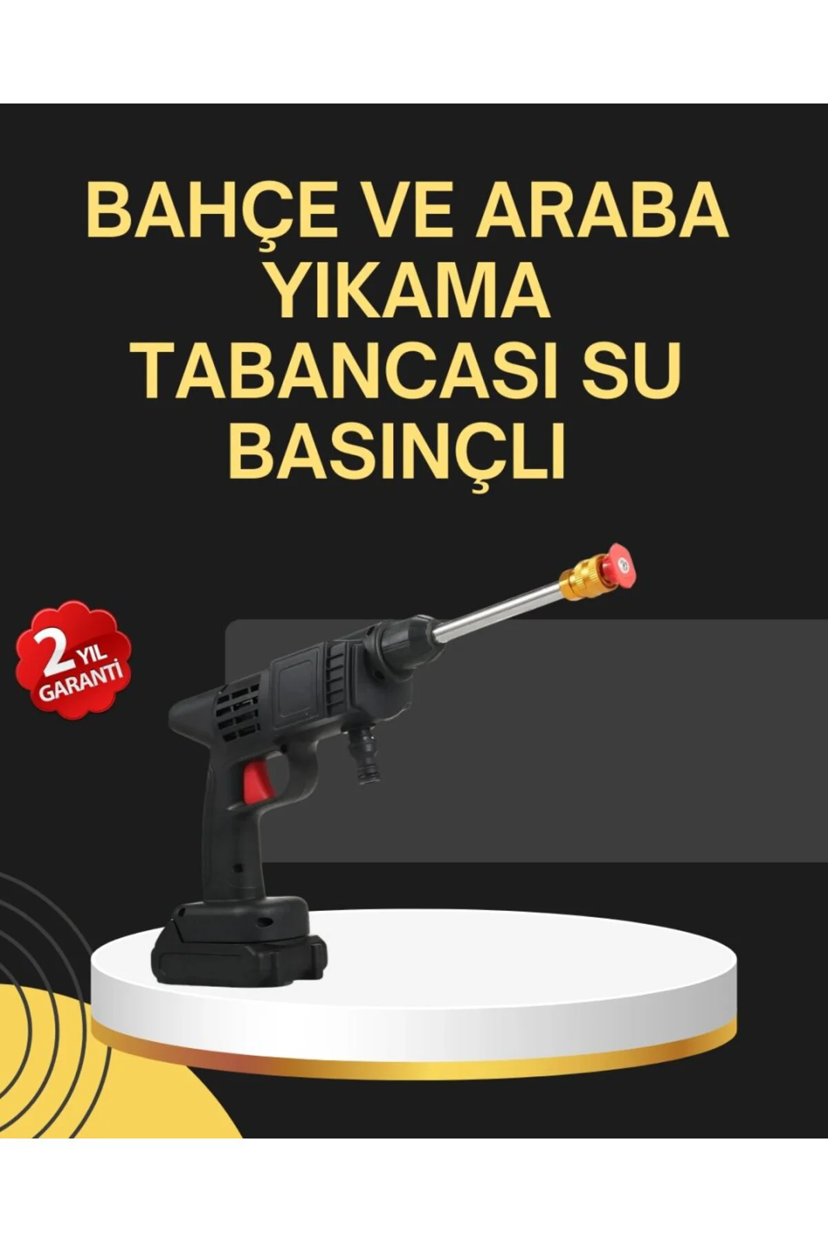 48v Şarjlı Basınçlı Yıkama Tabancası Köpük Ve Çift Nozul 2025 Mod