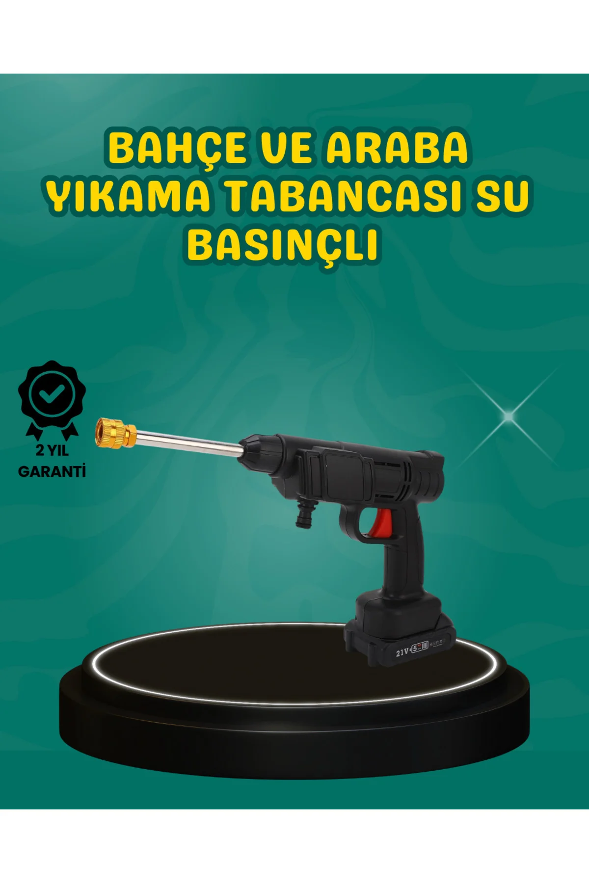 48V Şarjlı Basınçlı Yıkama Cihazı Köpük Hazneli 2025 Orijinal Mod