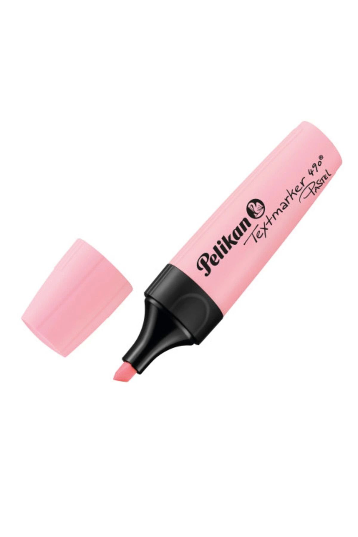 Pelikan 490 Fosforlu Kalem Pastel Renkler Pembe