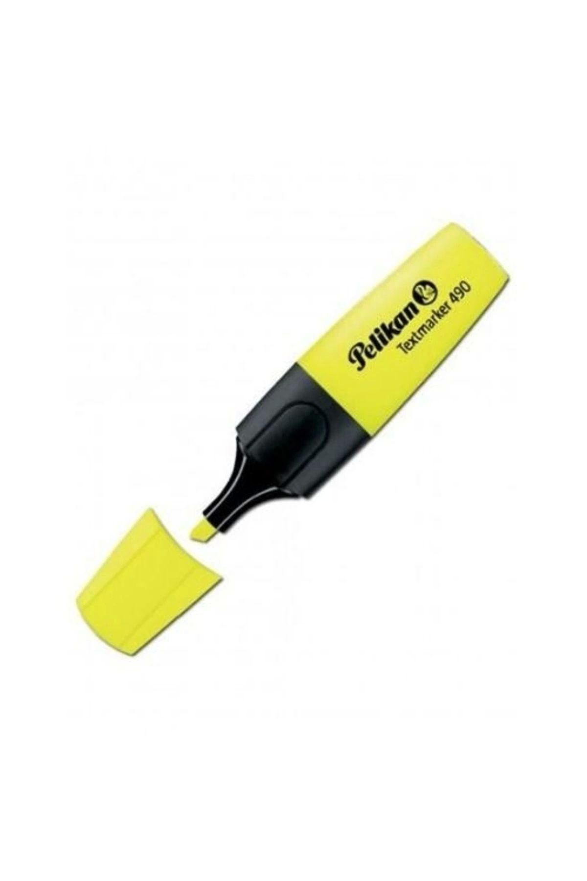 Pelikan 490 Sarı Fosforlu Kalem