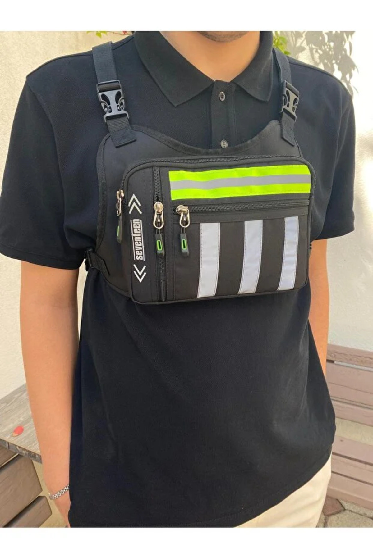 Monalisa Home 4983 Gösterişli Sporcu Neon Parlak Çanta