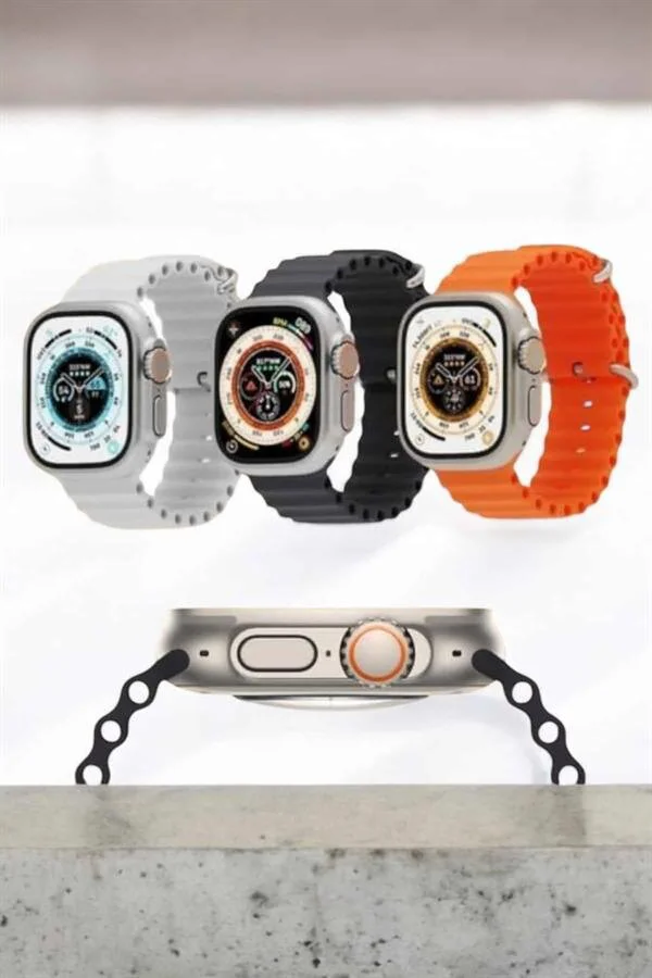 49MM Dokunmatik Akıllı Saat Bluetooth Sağlık ve Spor Takip Cihazı