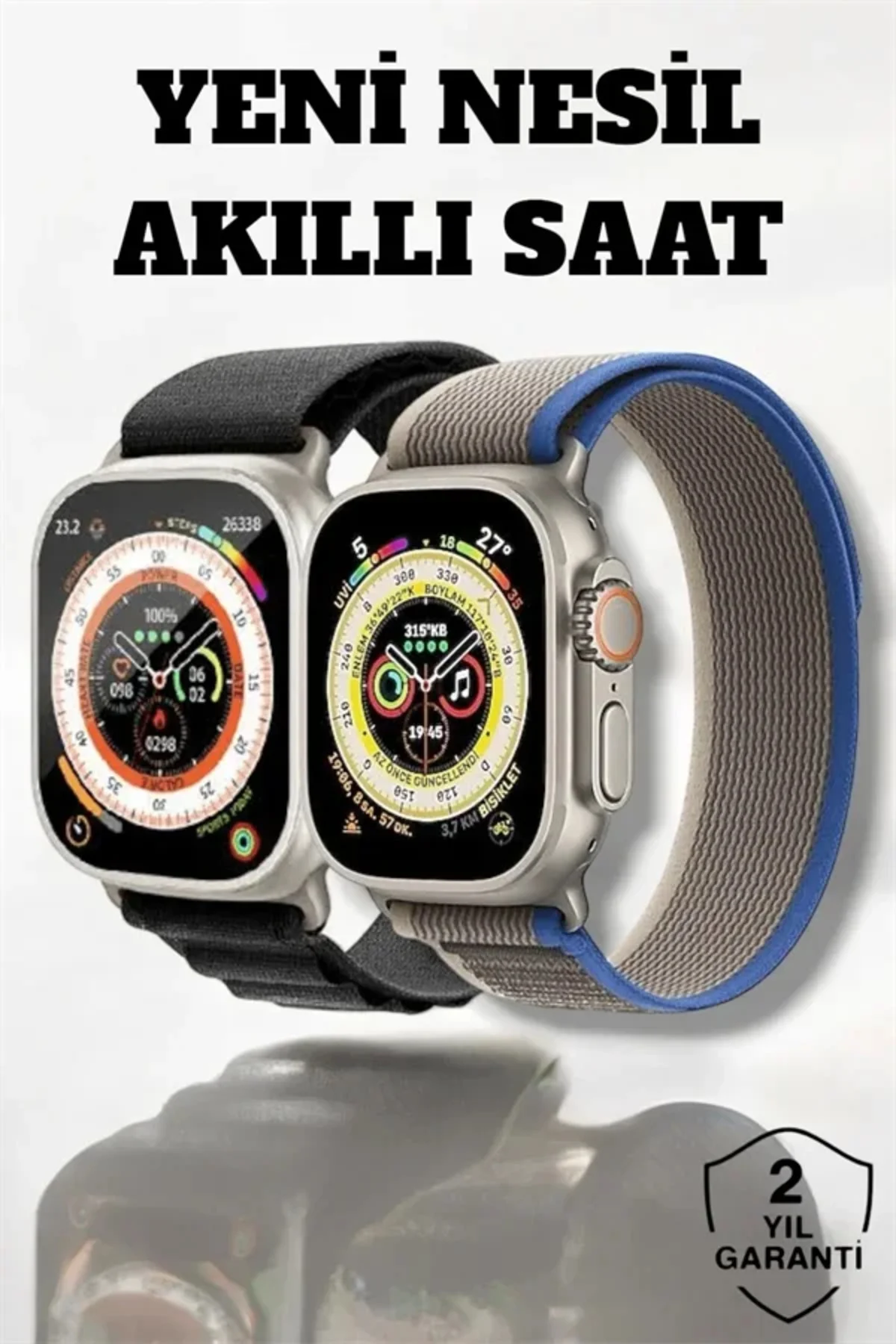 49MM Ekranlı, Kan Basıncı ve Adımsayar Özellikli Bluetooth Akıllı Saat 49MM Ekranlı, Kan Basıncı ve Adımsayar Özellikli Bluetooth Akıllı Saat