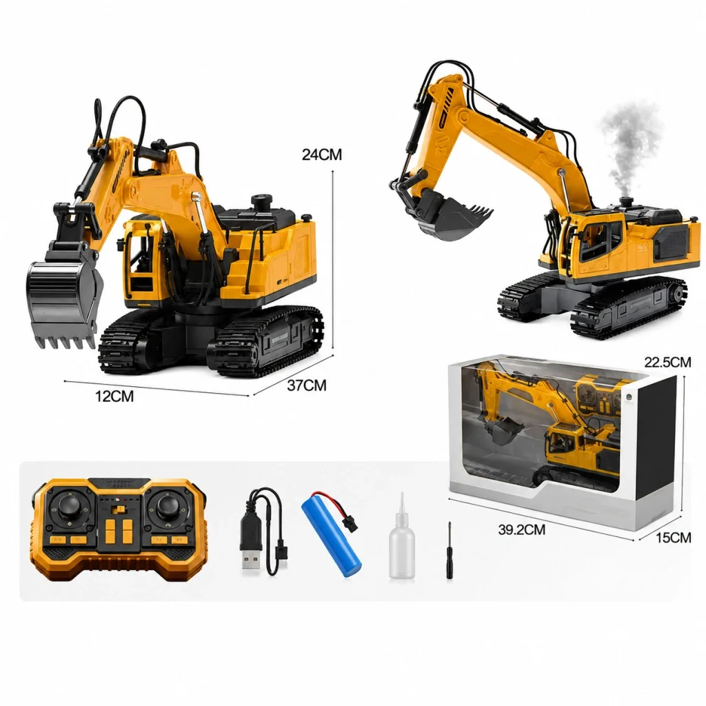 4D-E1 METAL AĞIZLI DUMAN ATAN FARKLI KONTROLLÜ EXCAVATOR 4D-E1 METAL AĞIZLI DUMAN ATAN FARKLI KONTROLLÜ EXCAVATOR